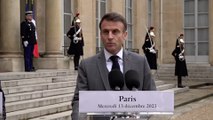 Guerre en Ukraine : Macron veut que l’UE « soit au rendez-vous du soutien entier et durable » à Kiev
