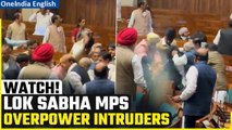 Lok Sabha Security Breach: Lok Sabha MPs overpower intruders; 4 detained | Oneindia