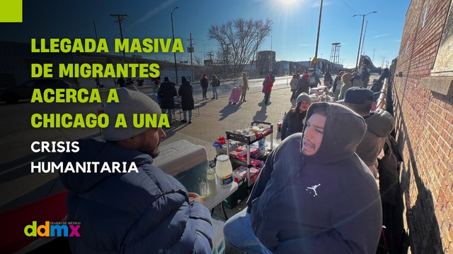 Llegada masiva de migrantes acerca a Chicago a una crisis humanitaria