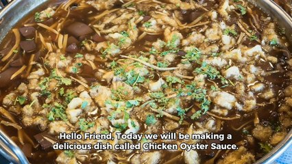 Chicken Oyster Sauce Recipe