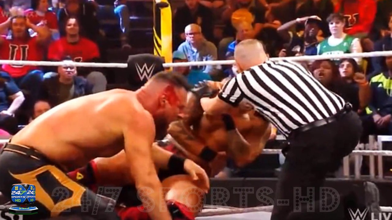 WWE Fans are left STUNNED as Ring Breaks Mid-Fight Leaving Wrestler with Bloody Gash