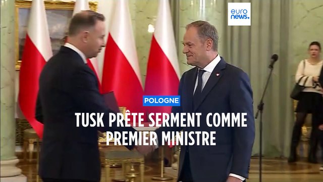 Le nouveau Premier ministre Donald Tusk prend les rênes de la Pologne