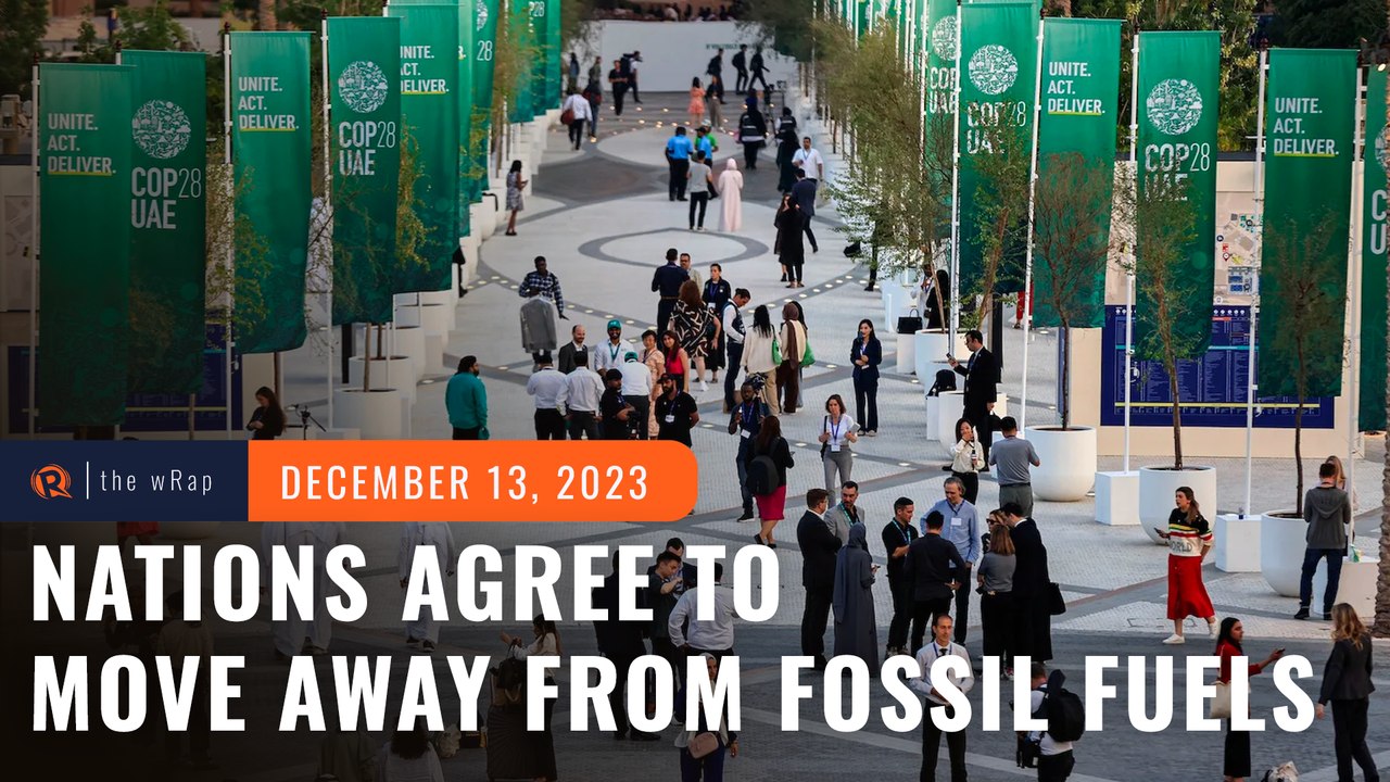 Nations strike deal at COP28 to transition away...