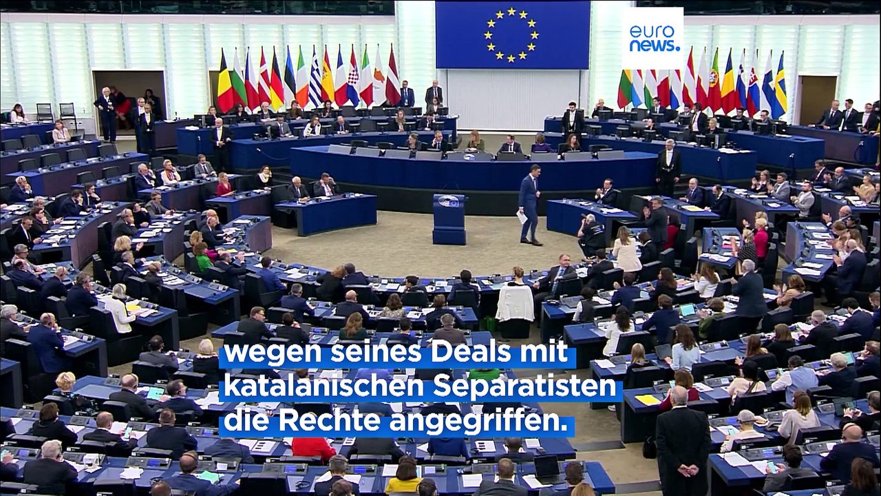 Sanchez schimpft über die politische Rechte in hitzigem Streit