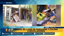 Comas: recicladores con problemas mentales conviven con roedores y causan preocupación a los vecinos