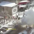 Kırgızistan Türk Büyükelçiliği önünde büyük patlama