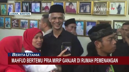 Mahfud MD Bertemu Orang Mirip Ganjar di Rumah Pemenangan GAMA Banten