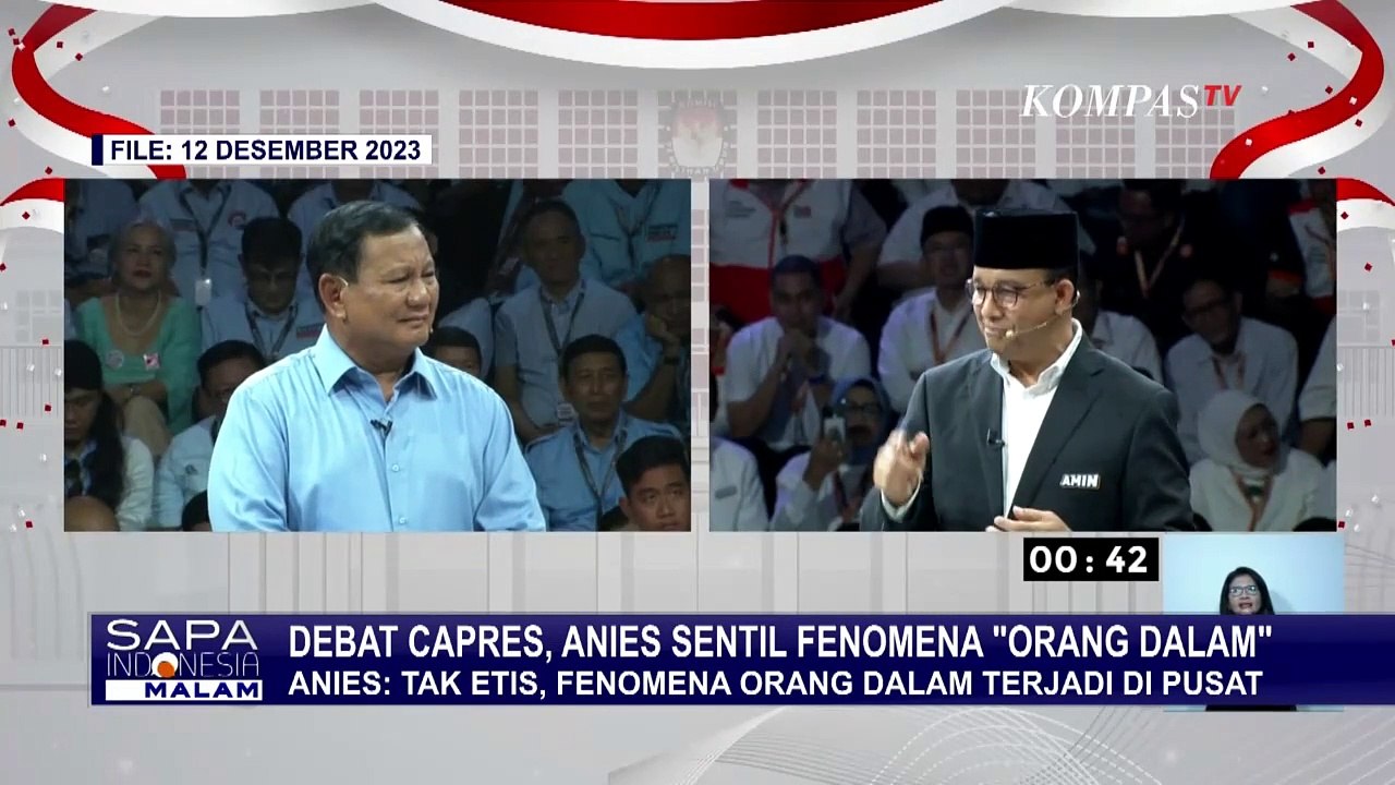 Anies Sentil Fenomena Orang Dalam: Tak Etis, Fenomena Tersebut Terjadi di Pusat