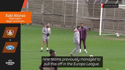 Alonso aiming for Europa League glory with Leverkusen