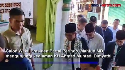 Kampanye di Banten, Mahfud MD Kunjungi Kediaman Abuya Muhtadi
