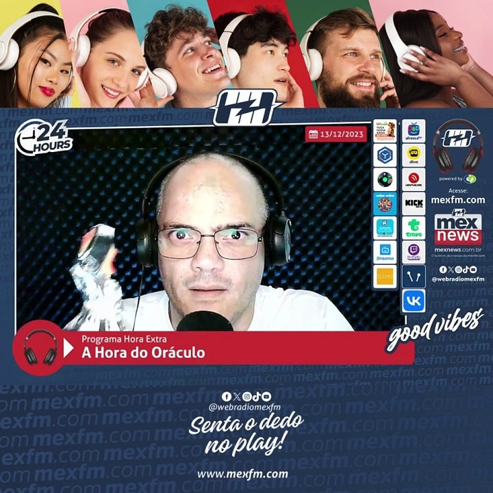Quadro: "A Hora do Oráculo" (13/Dez/2023) #ProgramaHoraExtra #Humor #Radio #mexfm #webradiomexfm #AHoraDoOraculo