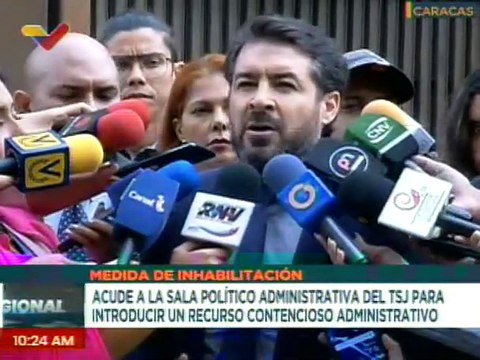 Caracas | Rep. del partido Metademocracia Daniel Ceballos solicita habilitación política ante el TSJ