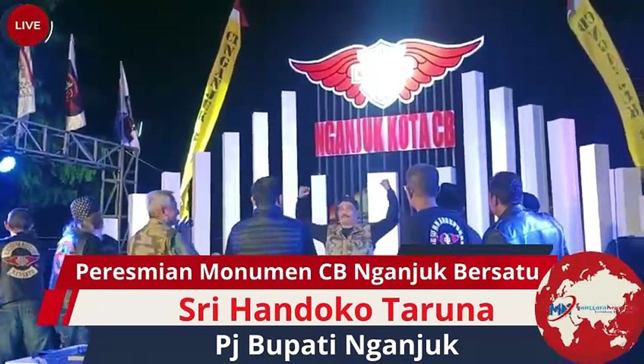 Peresmian Monumen CB Nganjuk Bersatu