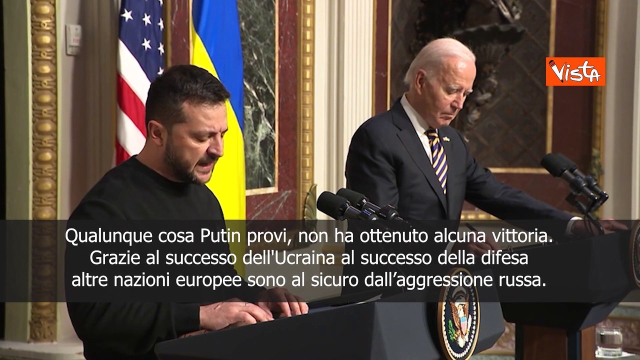 Zelensky: Putin non ha ottenuto nessuna vittoria