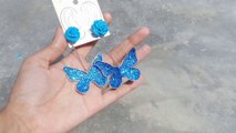 How to make Korean earrings / DIY Butterfly jewelry /How to make earrings