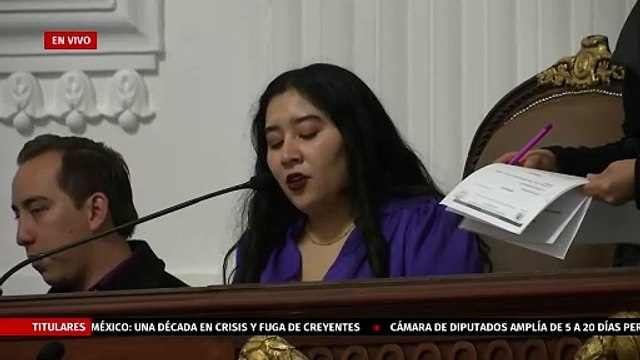 Inicia sesión en Congreso de CdMx sobre ratificación de Ernestina Godoy