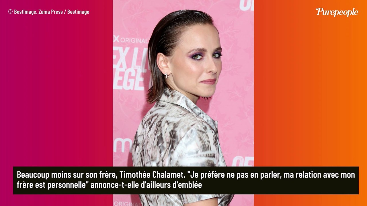 Timothée Chalamet (Wonka) : sa soeur Pauline, qui n'est pas une inconnue, gênée de parler de lui