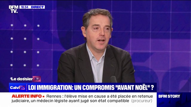 Rejet du projet de loi immigration: On est clairement dans la crise politique (...) qui est la suite d'un choc politique majeur qui a eu lieu au soir du deuxième tour des législatives , pour le politologue Jérôme Fourquet