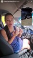 'Estaba exajeradamente asustada': Isabel Zambrano sufre percance con su carro por pésimas condiciones de la CA-13