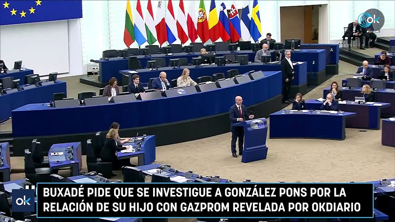Buxadé pide que se investigue a González Pons por la relación de su hijo con Gazprom revelada por OKDIARIO
