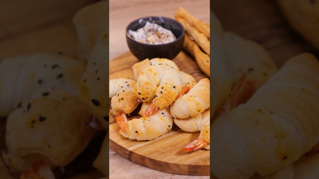 Des feuilletés aux crevettes pour l’apéro du #reveillon2023 !