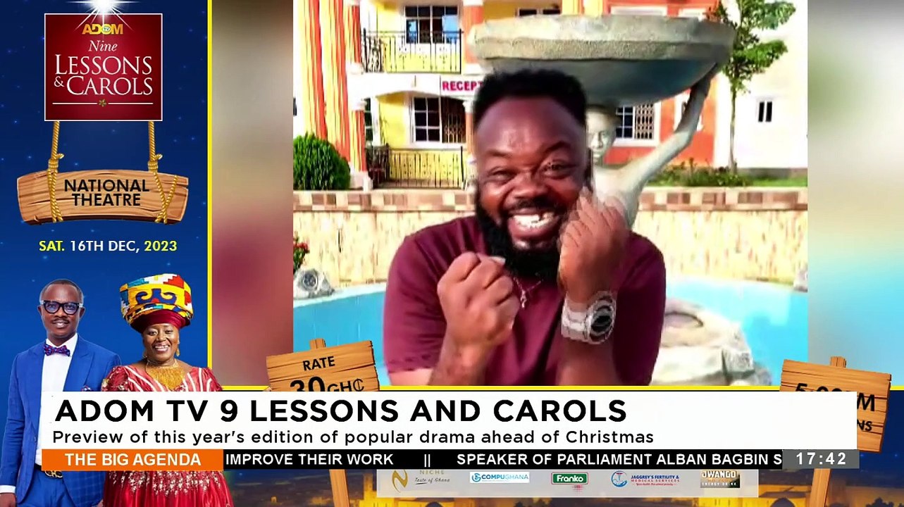 Adom TV 9 Lessons and Carols: Preview of this year's edition of popular drama ahead of Christmas - The Big Agenda on Adom TV (22-11-23)