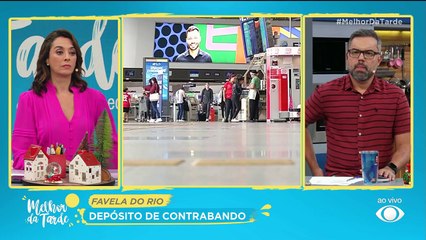 Deposito de contrabando é encontrado em comunidade no RJ |Melhor da Tarde