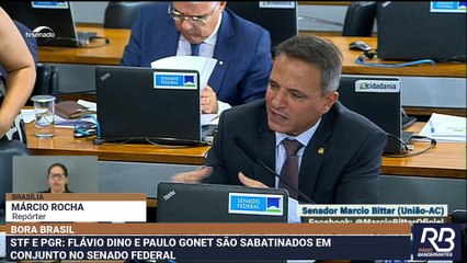 Flávio Dino e Paulo Gonet são sabatinados em conjunto no Senado
