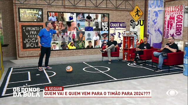 Neto detona mercado do futebol e a CBF, e informa retorno de Robert Renan e Hugo ao Corinthians