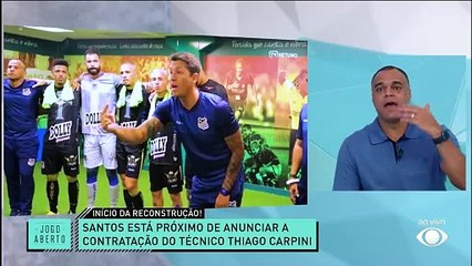 Denílson avalia Thiago Carpini no Santos: “um dos melhores nomes”