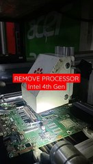 Removing the Intel Gen 4 Processor Chip on the Asus X455L Laptop