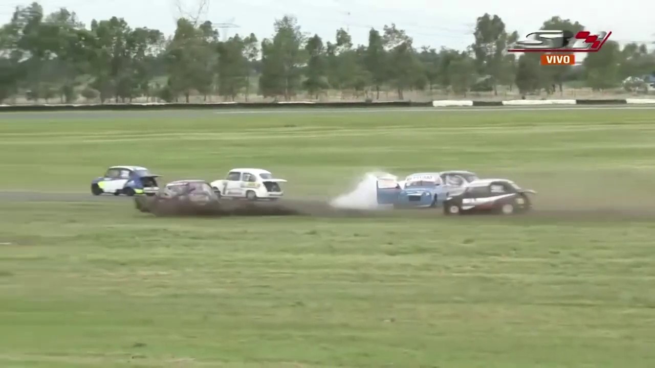 Fiat 600 ATN 2023 La Plata 8 Final 1 Start Sotro Acuna Big Crash