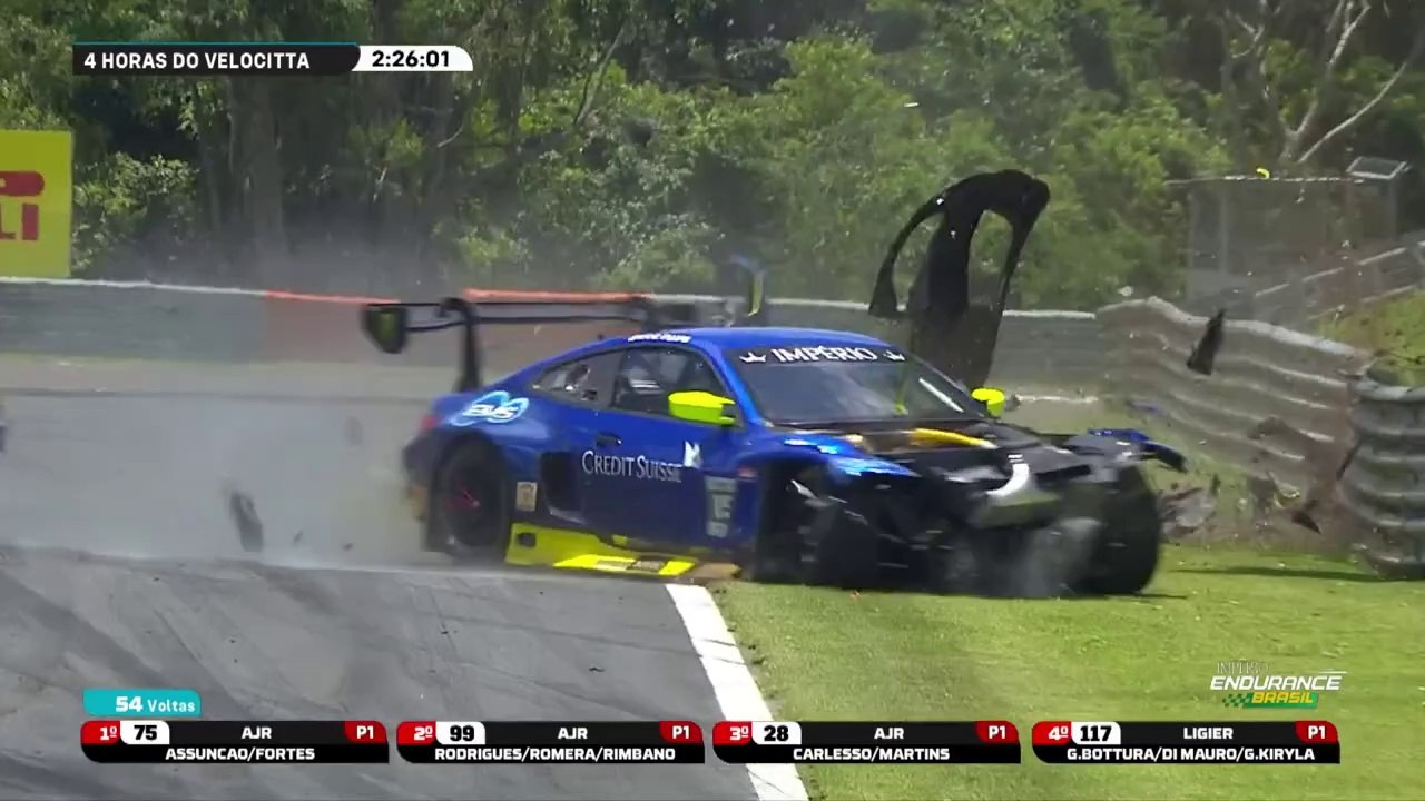 Endurance Brasil 2023 Velo Citta 2 Sanchez Big Crash
