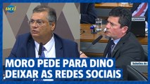 Moro pede para Dino deixar as redes sociais