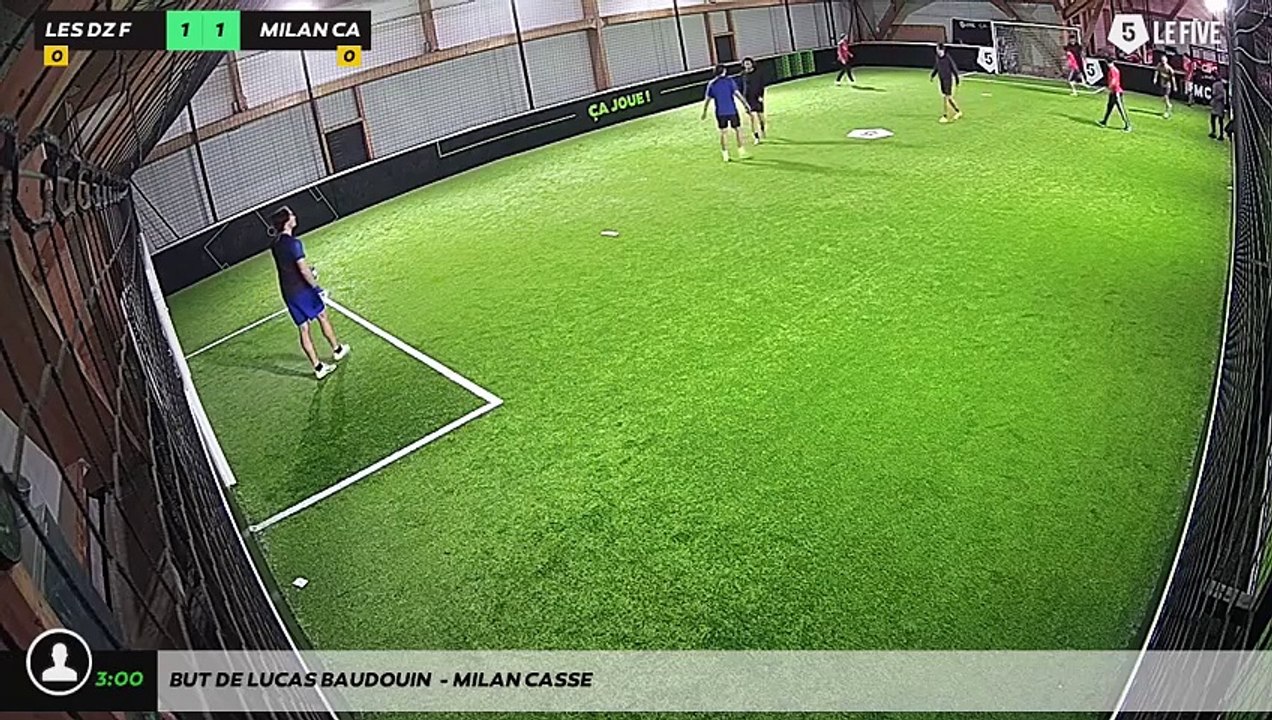But de Lucas Baudouin  - MILAN CASSE
