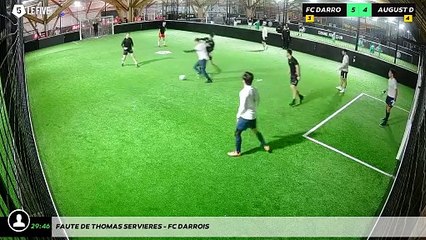 Faute de Thomas SERVIERES - FC DARROIS