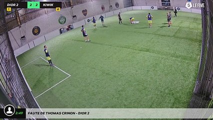 Faute de thomas CRINON - DIOR 2