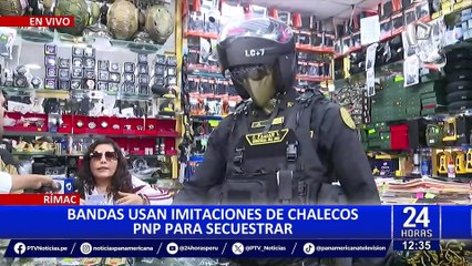 Bandas criminales usan imitaciones de uniforme policial para cometer delitos