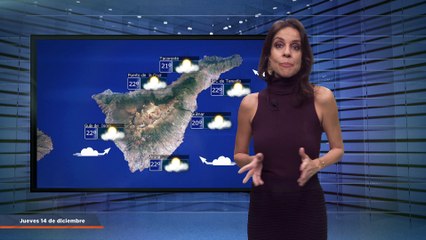 La previsión del tiempo en Canarias para el 14 de diciembre de 2023, en Atlántico Televisión.