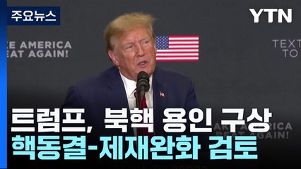 美 매체 "트럼프, 북핵 용인 구상...핵동결-제재완화 검토" / YTN