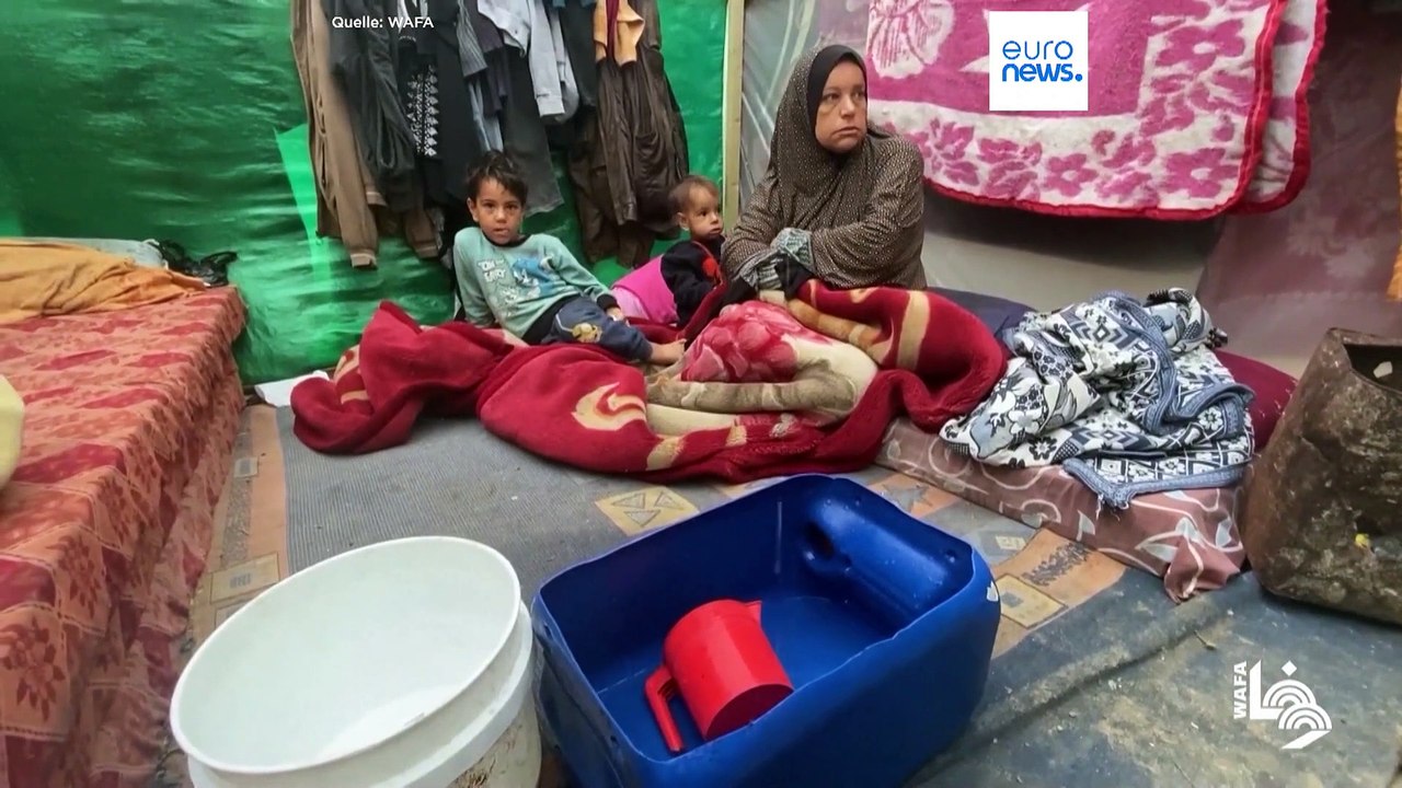 'Hölle auf Erden': Starke Regenfälle verschlimmern humanitäre Katastrophe im Gazastreifen