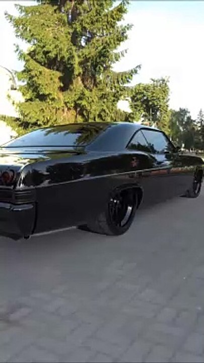 all black '65 Chevy