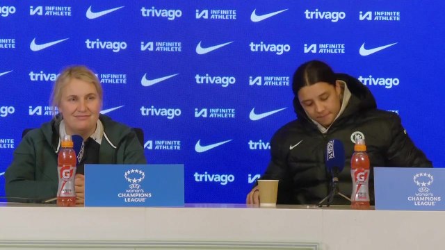 Chelsea Women's boss Emma Hayes previews UEFA Women's Champions League clash with BK Hacken