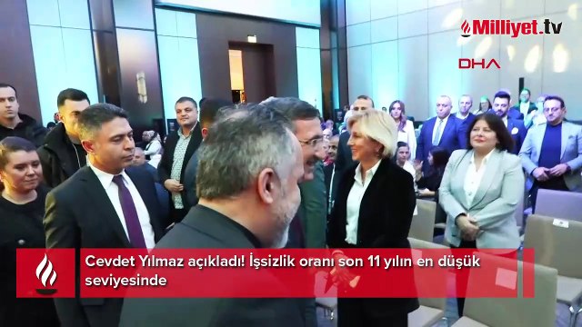 Cevdet Yılmaz açıkladı! İşsizlik oranı son 11 yılın en düşük seviyesinde