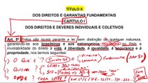 Aula 6.2 Direitos e Deveres Individuais e Coletivos - Parte II  - DIREITO CONSTITUCIONAL