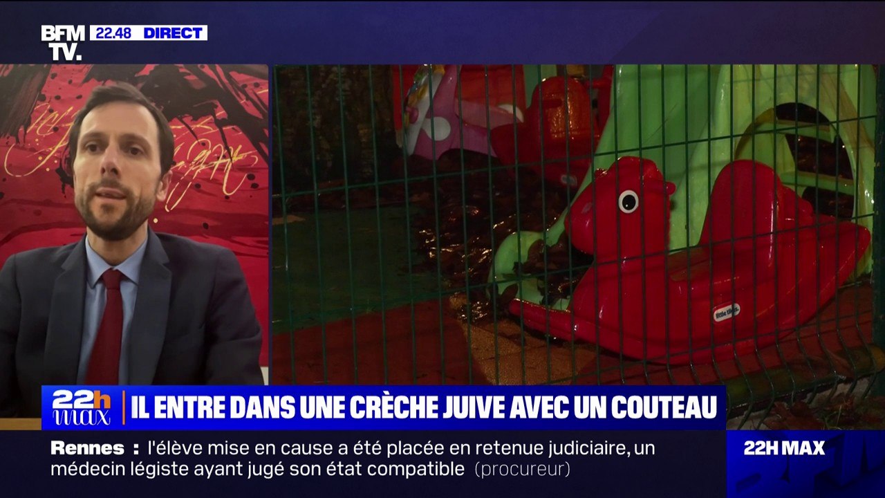 Menaces antisémites dans une crèche: "C'est l'horreur, la colère et le dégoût absolu face à cet acte absolument ignoble", réagit Mathieu Lefèvre (député Renaissance du Val-de-Marne)