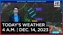 Today's Weather, 4 A.M. | Dec. 14, 2023