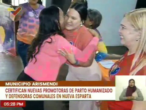 Nueva Esparta | Más de 100 mujeres reciben certificado como promotoras de Parto Humanizado
