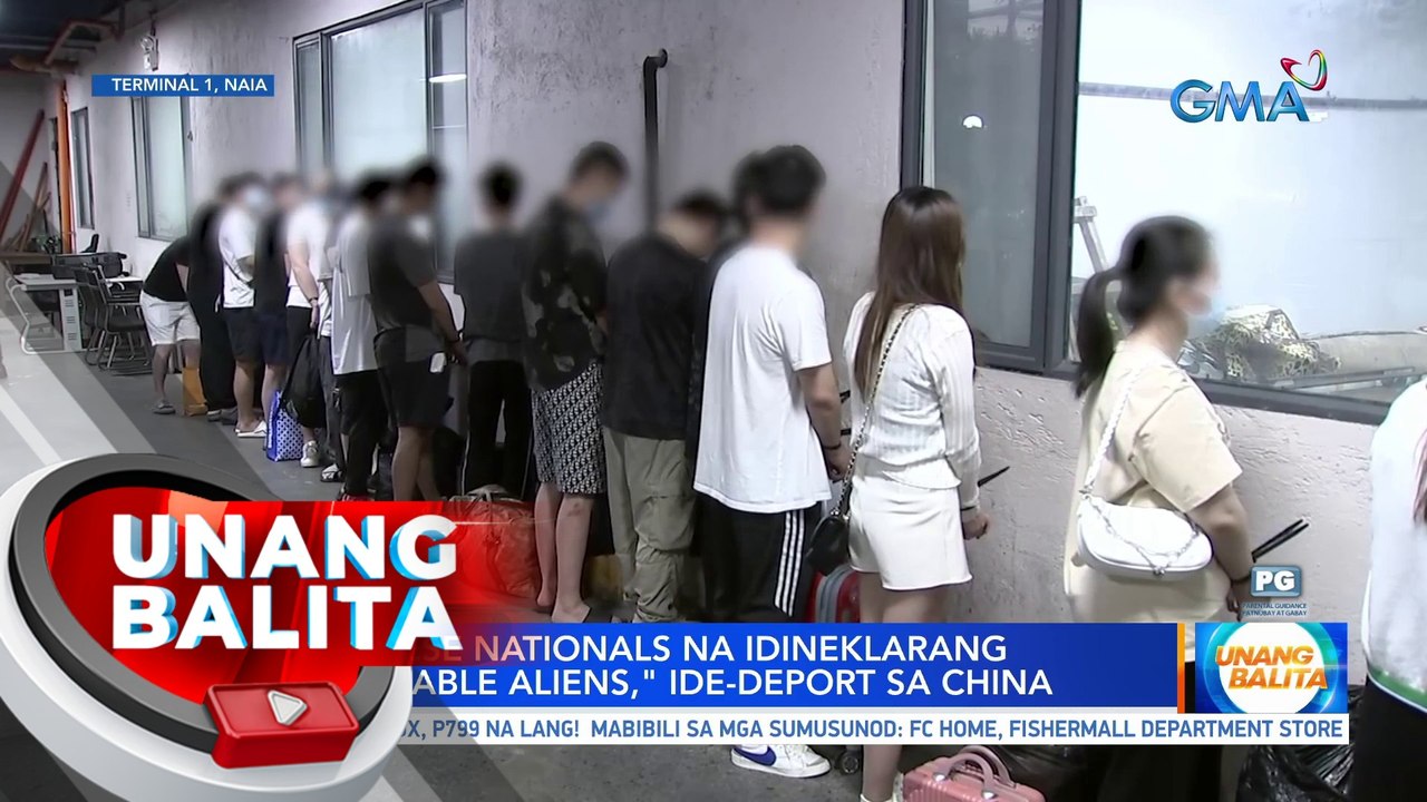 180 Chinese 180 Chinese nationals na idineklarang"undesirable aliens," ide-deport sa China na idineklarang"undesirable aliens," ide-deport sa China | UB