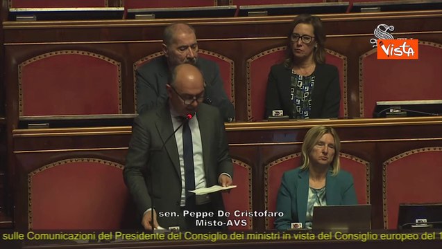 De Cristofaro (Avs): Governo contro politiche green ed esigenze italiani